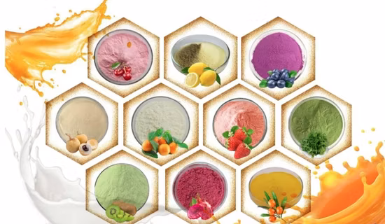 Alle Gemüse-Frucht-Bananen-Smoothie-Pulver-Mischung, Drachenfrucht-/Erdbeer-/Kiwi-Fruchtpulver, gefriergetrocknete Fruchtpulver